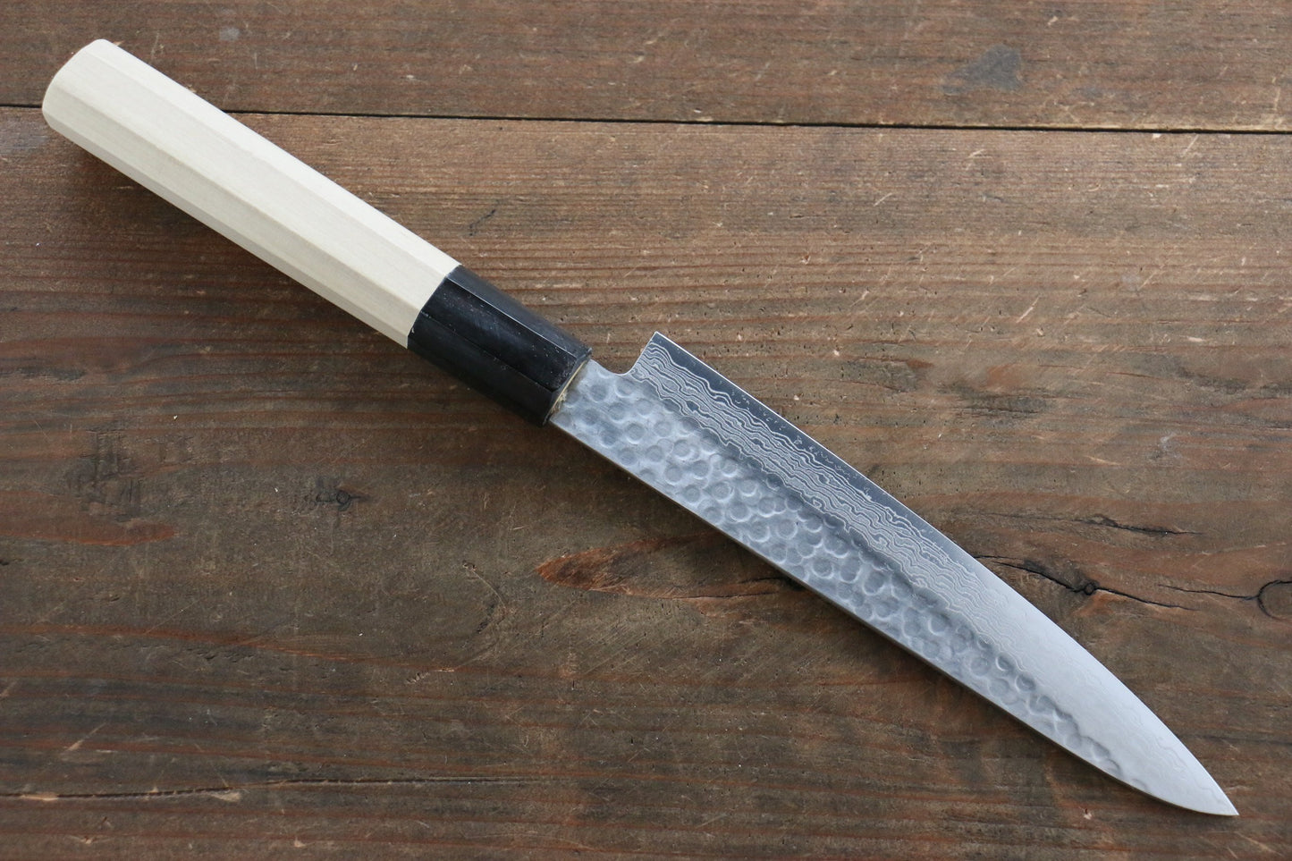 Sakai Takayuki 45 Layer Damascus AUS-10 Stain Resistant Steel Petty Japanese Chef Knife - Japanny - Best Japanese Knife
