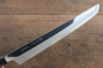 Sakai Takayuki Genbu Blue Steel No.2 Sakimaru Yanagiba Japanese Chef Knife 300mm with Saya - Japanny - Best Japanese Knife