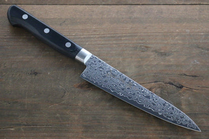 Sakai Takayuki AUS10 45 Layer Mirrored Damascus Petty Japanese Chef Knife 135mm - Japanny - Best Japanese Knife