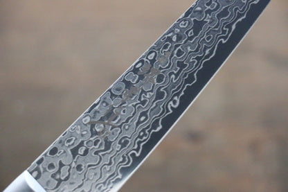 Sakai Takayuki AUS10 45 Layer Mirrored Damascus Petty Japanese Chef Knife 135mm - Japanny - Best Japanese Knife