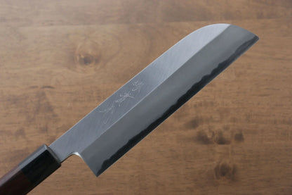 Free ship - Thương hiệu Jikko Thép trắng No.2 Dao chuyên dụng rau củ quả Usuba (hình dao lưỡi liềm) dao Nhật 195mm chuôi dao gỗ Đàn Hương