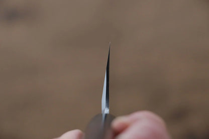 Thương hiệu Jikko Thép trắng No.2 Dao chuyên dụng rau củ quả Usuba (hình dao lưỡi liềm) dao Nhật 195mm chuôi dao gỗ Đàn Hương