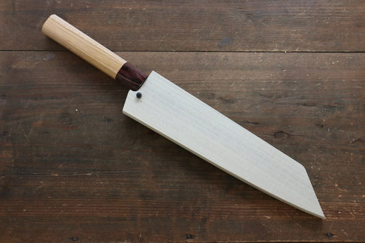Mulan-Holzmesserscheide Gyuto-Mehrzweckmesser (schwertförmige Klinge) 190 mm Griff aus gepresstem Holz 