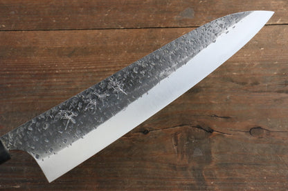Yu Kurosaki Blue Super Clad Hammered Kurouchi Gyuto Japanese Chef Knife 240mm with Padoauk Handle - Japanny - Best Japanese Knife