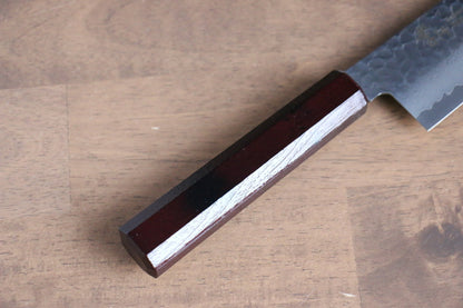 Thương hiệu Sakai Takayuki Thất sắc VG10 33 lớp  Dao đa năng Santoku dao Nhật 180mm chuôi dao nhựa ABS (Màu mai rùa đỏ)