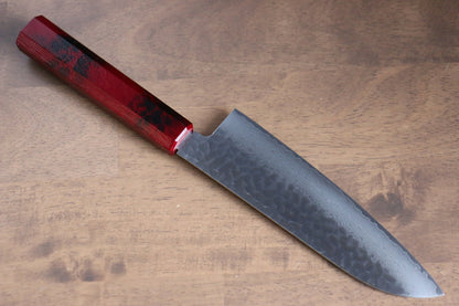 Marke Sakai Takayuki Sieben Farben VG10 33 Schichten Santoku-Mehrzweckmesser Japanisches Messer 180 mm Griff aus ABS-Kunststoff (alte Schildkrötenpanzerfarbe)