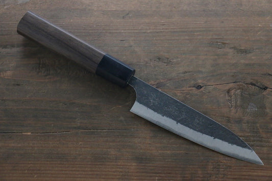 Yu Kurosaki Blue Super Clad Hammered Kurouchi Petty Japanese Chef Knife 120mm - Japanny - Best Japanese Knife