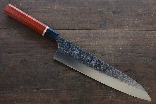 Yu Kurosaki R2/SG2 Hammered Gyuto Japanese Chef Knife 240mm with Padoauk handle - Japanny - Best Japanese Knife