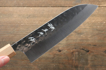 Yu Kurosaki R2/SG2 Hammered Santoku Japanese Knife 165mm - Japanny - Best Japanese Knife