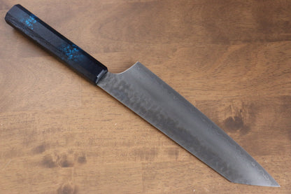 Marke Sakai Takayuki Sieben Farben VG10 33 Schichten Gyuto-Mehrzweckmesser (schwertförmige Klinge) Japanisches Messer 190 mm ABS-Kunststoffgriff (blaue Schildkrötenpanzerfarbe)