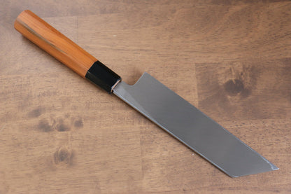 Thương hiệu Sakai Takayuki Hakugin INOX Tráng gương  Dao gọt vỏthái rau chuyên dụng Mukimono dao Nhật 180mm chuôi dao gỗ Thủy Tùng