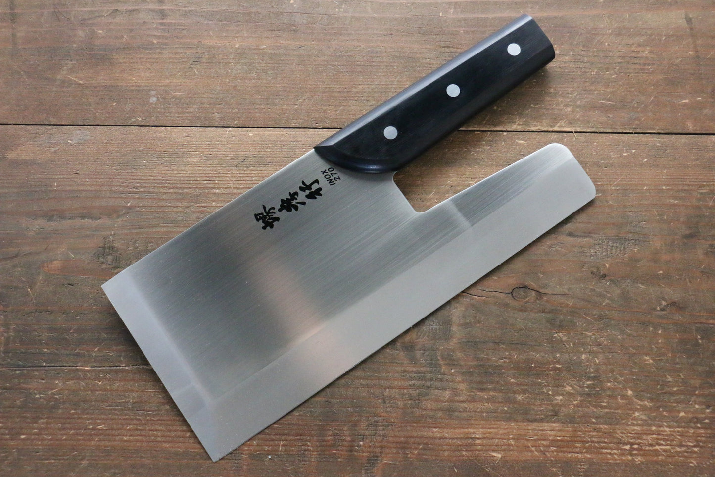 Sakai Takayuki [Left Handed] INOX Molybdenum Soba Japanese Knife 270mm - Japanny - Best Japanese Knife