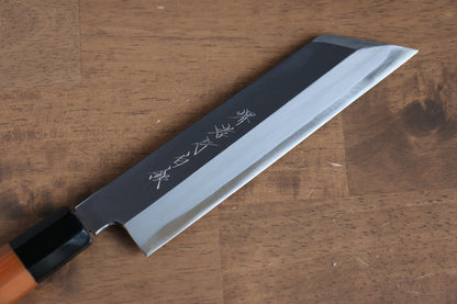 Marke Sakai Takayuki Hakugin Edelstahl Hochglanzpoliert Spezialisierter Gemüseschäler Mukimono Japanisches Messer 180 mm mit Griff aus Eibenholz