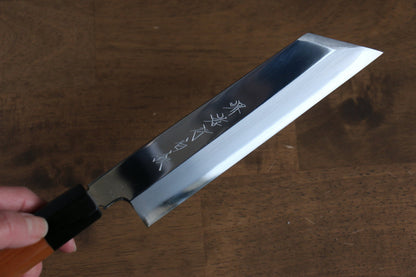 Thương hiệu Sakai Takayuki Hakugin INOX Tráng gương  Dao gọt vỏthái rau chuyên dụng Mukimono dao Nhật 180mm chuôi dao gỗ Thủy Tùng