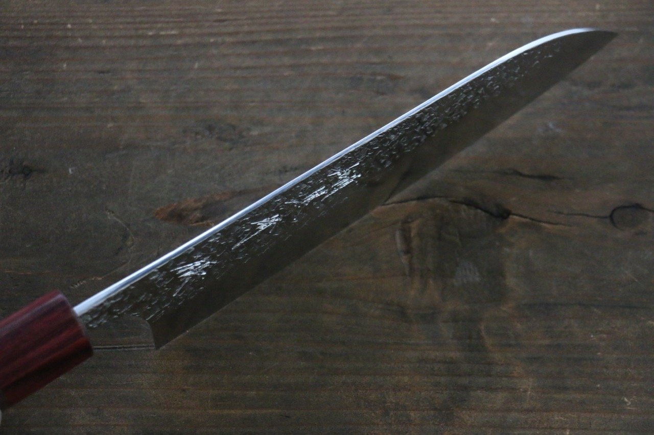 Yu Kurosaki Shizuku R2/SG Hammered Santoku Japanese Chef Knife 165mm - Japanny - Best Japanese Knife