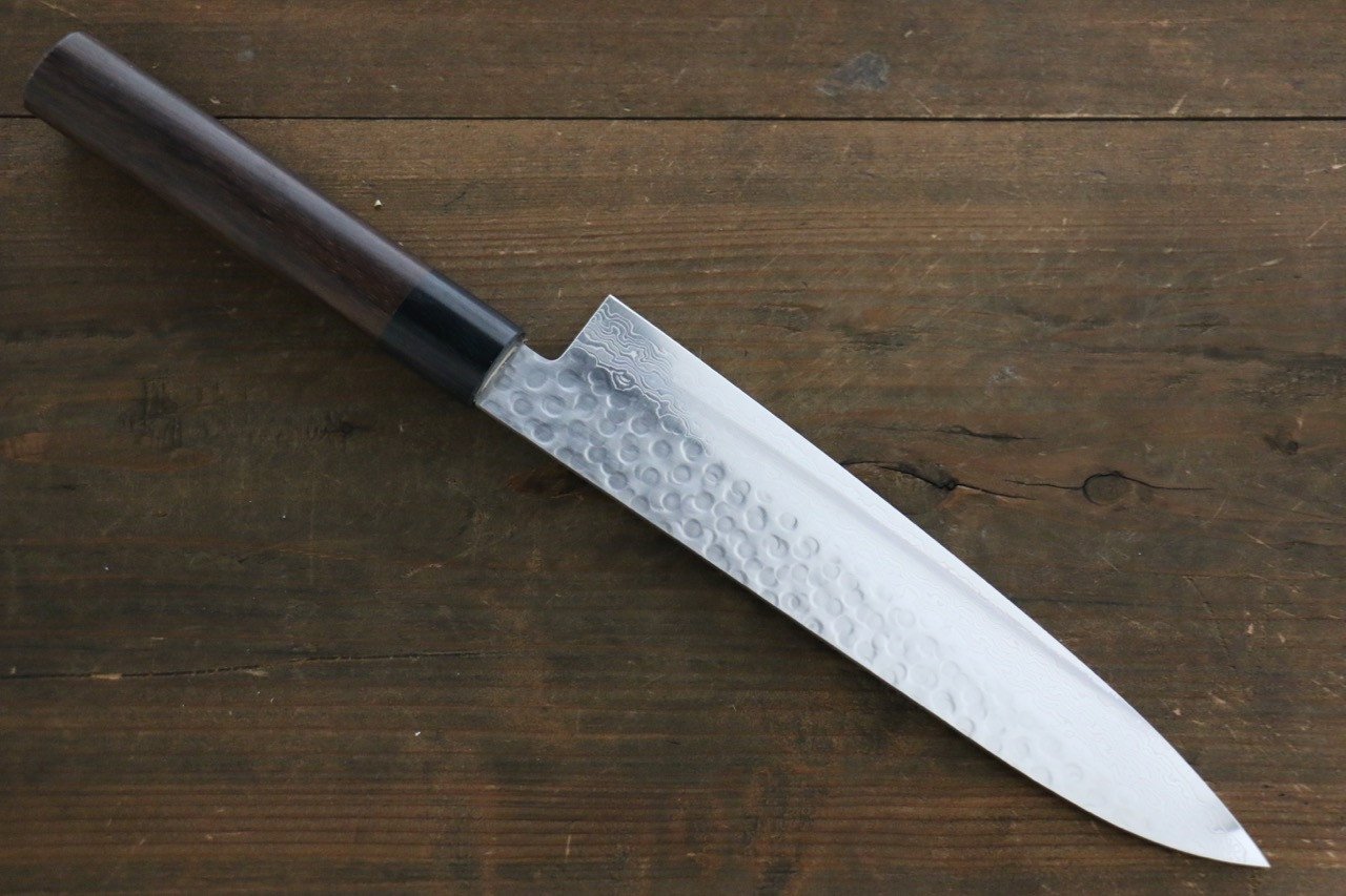 Sakai Takayuki 45 Layer Damascus Japanese Chef's Gyuto Knife 210mm with Shitan Handle - Japanny - Best Japanese Knife