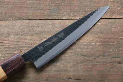 Sakai Takayuki Blue Super Petty-Utility Japanese Knife 135mm with Keyaki (Japanese Elm) Handle - Japanny - Best Japanese Knife