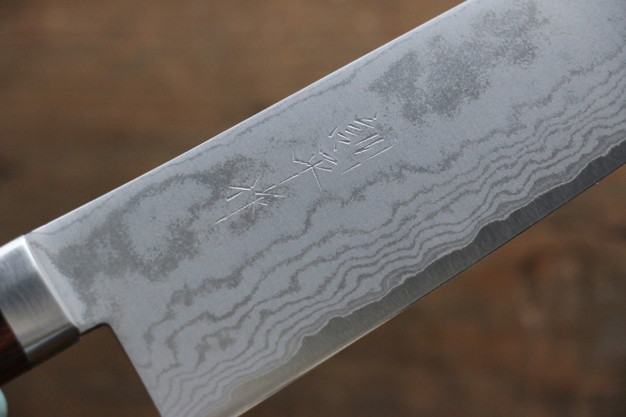 Kunihira VG1 Damascus Santoku Japanese Chef Knife 170mm - Japanny - Best Japanese Knife