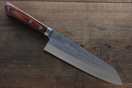 Kunihira VG1 Hammered Gyuto Japanese Chef Knife 180mm with Bolster - Japanny - Best Japanese Knife