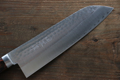 Kunihira VG1 Hammered Santoku Japanese Chef Knife 170mm with Bolster - Japanny - Best Japanese Knife