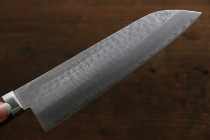 Kunihira VG1 Hammered Santoku Japanese Chef Knife 170mm with Bolster - Japanny - Best Japanese Knife