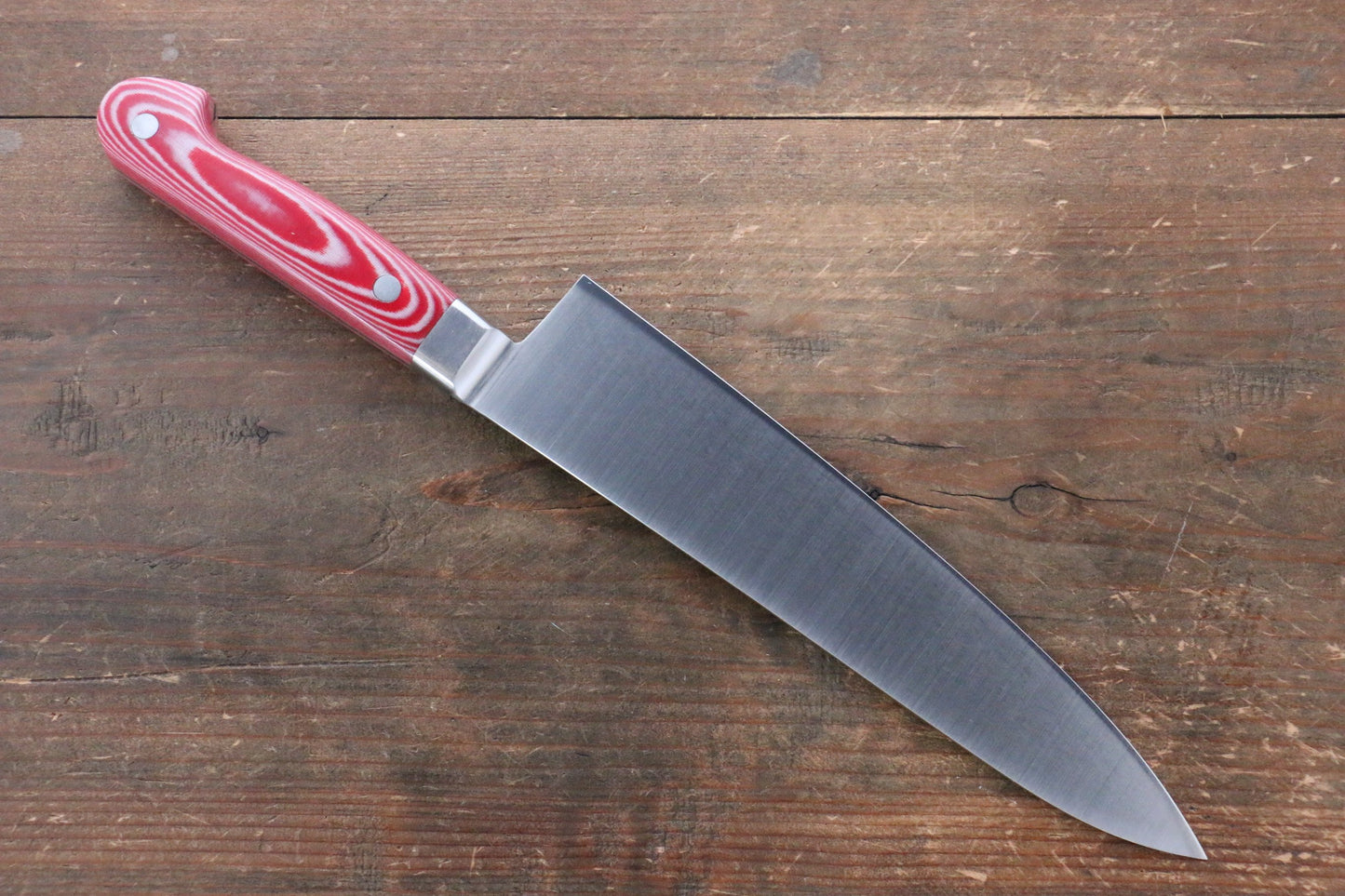 Sakai Takayuki Sakai Takayuki  Grand Chef Swedish Steel Gyuto Japanese Knife 210mm with Red Micarta Handle - Japanny - Best Japanese Knife