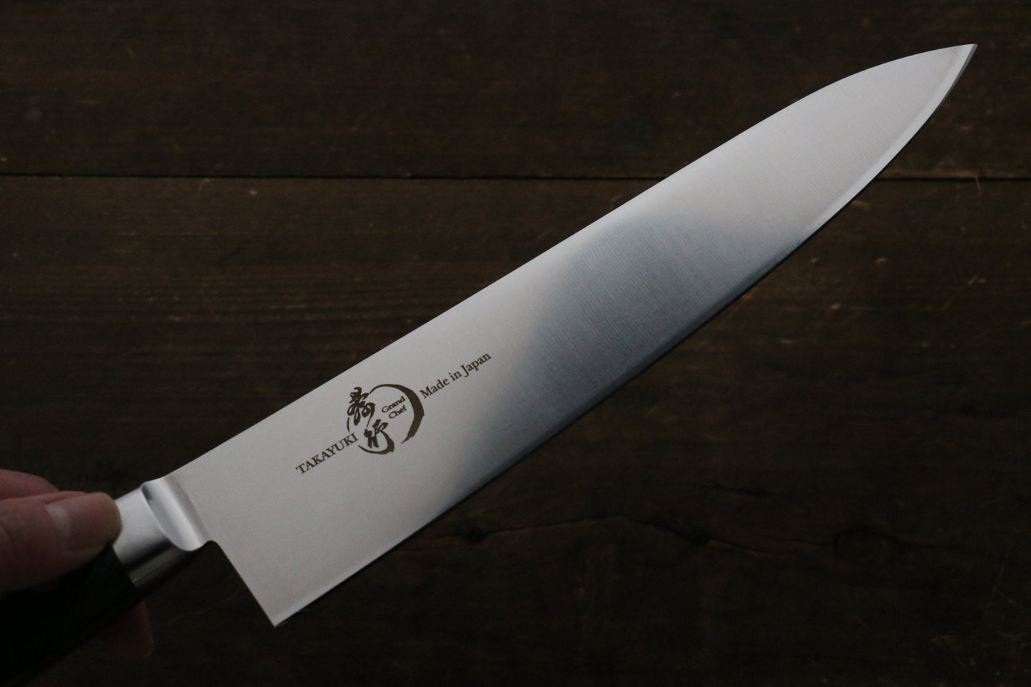 Sakai Takayuki Sakai Takayuki  Grand Chef Swedish Steel Gyuto Japanese Knife 210mm with Black Micarta Handle - Japanny - Best Japanese Knife