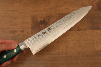 Hochwertiges japanisches Messer - Sakai Takayuki Mehrzweckmesser Gyuto Damaststahl VG10 33 Lagen 210 mm
