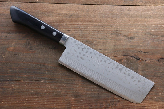 Kunihira Sairyu VG10 Damascus Nakiri Japanese Chef Knife 165mm - Japanny - Best Japanese Knife