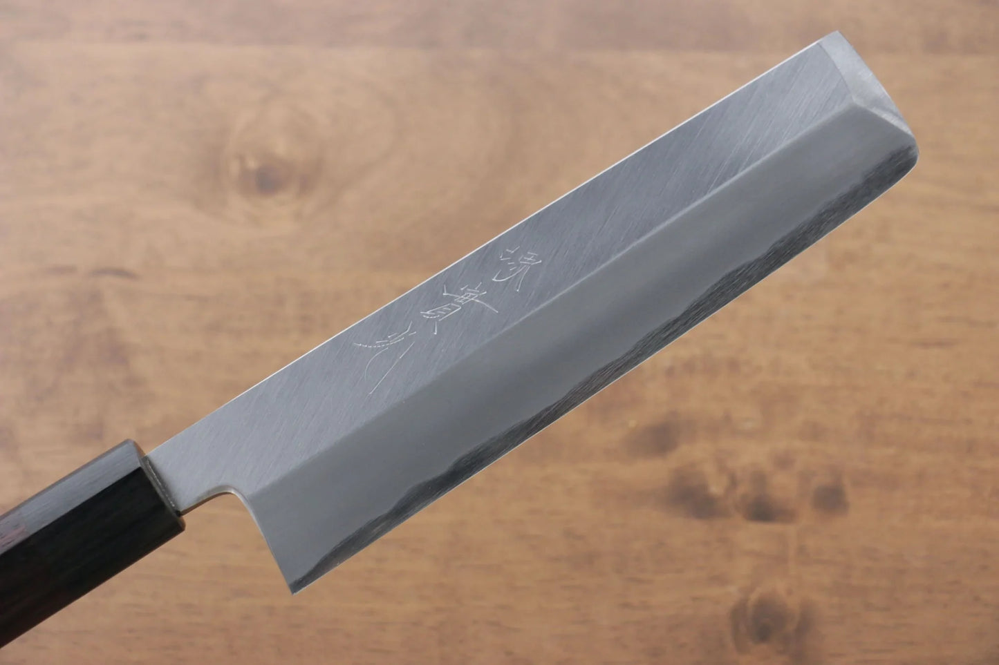 Jikko-Marke Nr. 2, weißer Stahl, Usuba-Obst- und Gemüse-Spezialmesser, japanisches Messer, 180 mm Griff aus Sandelholz