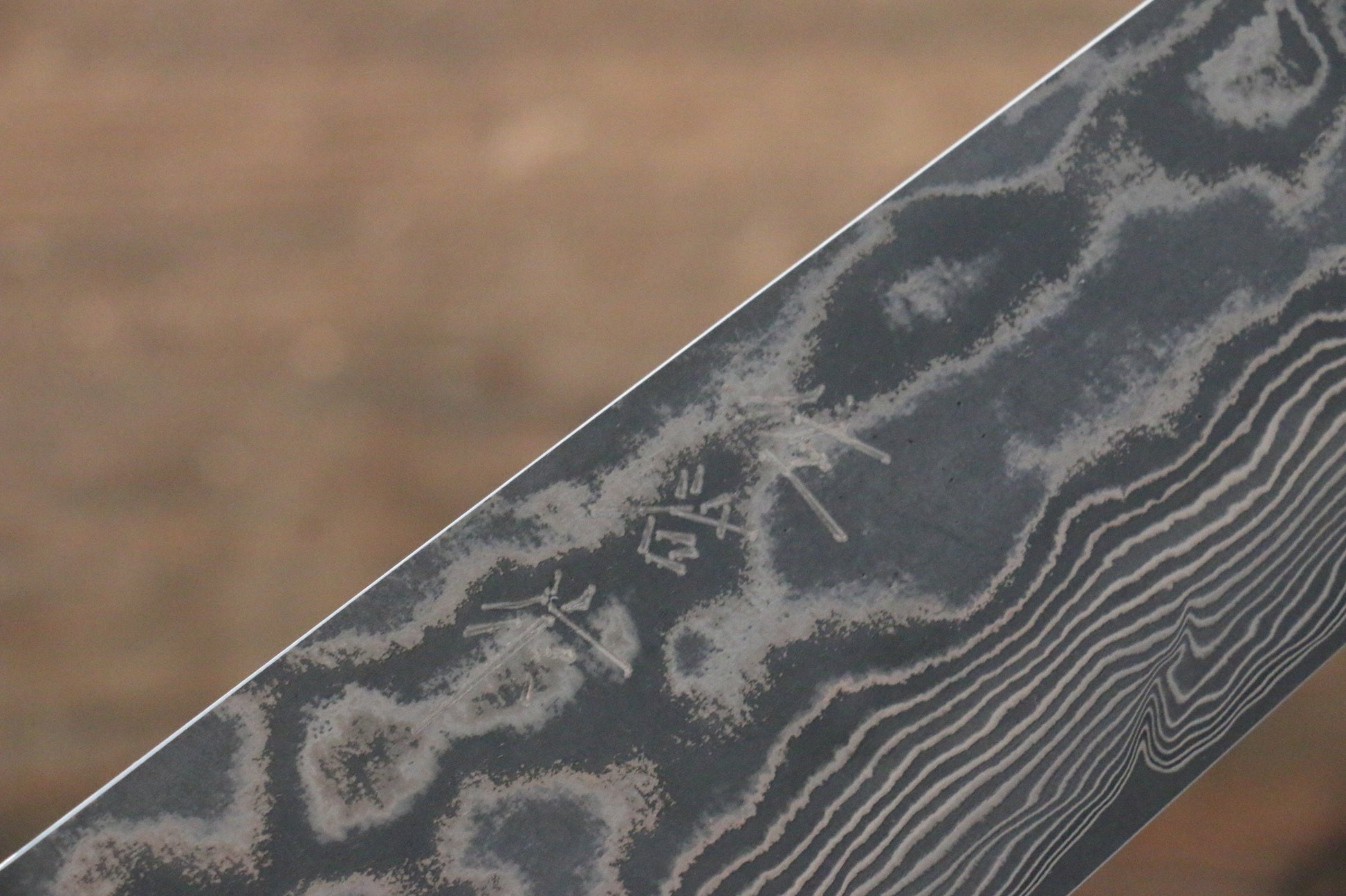 Takeshi Saji VG10 Black Damascus Gyuto Japanese Knife 240mm with Brown Cow Bone  Handle - Japanny - Best Japanese Knife