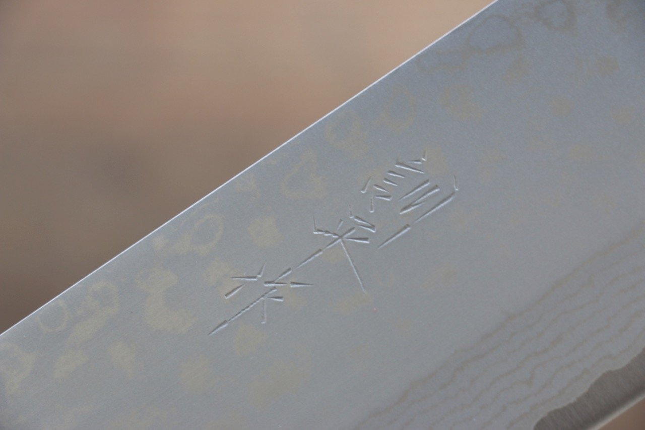 Kunihira Sairyu VG10 Damascus Nakiri Japanese Chef Knife 165mm - Japanny - Best Japanese Knife