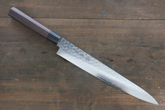 Sakai Takayuki 45 Layer Damascus Japanese Chef's Sujihiki Knife 240mm with Shitan Handle - Japanny - Best Japanese Knife