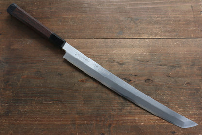 Sakai Takayuki Sakai Takayuki  Zangetsu Silver Steel No.3 Sakimaru Yanagiba Japanese Knife with Wenge Handle with Saya - Japanny - Best Japanese Knife