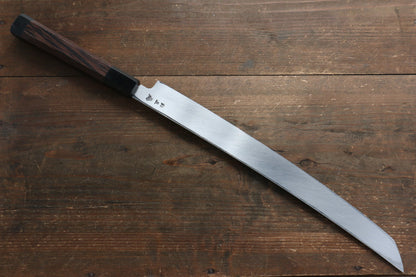 Sakai Takayuki Sakai Takayuki  Zangetsu Silver Steel No.3 Sakimaru Yanagiba Japanese Knife with Wenge Handle with Saya - Japanny - Best Japanese Knife