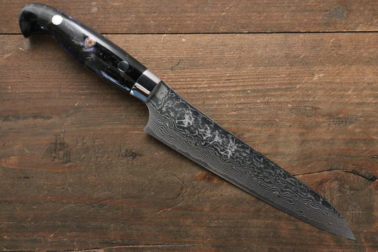 Yu Kurosaki Yu Kurosaki Shizuku R2/SG2 Hammered Petty-Utility Japanese Knife 150mm with Acrylic Handle - Japanny - Best Japanese Knife