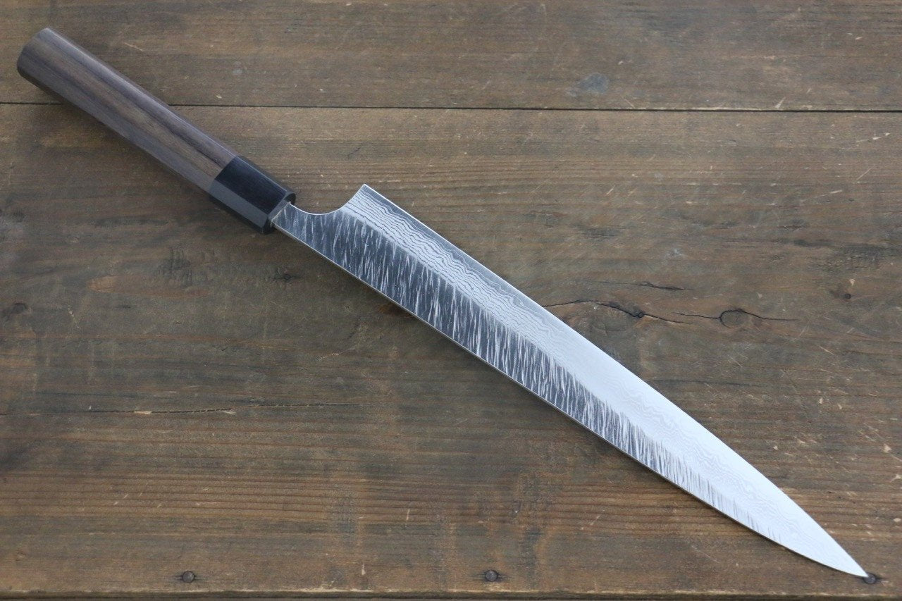 Yu Kurosaki Fujin VG10 Damascus Sujihiki Japanese Chef Knife 270mm - Japanny - Best Japanese Knife