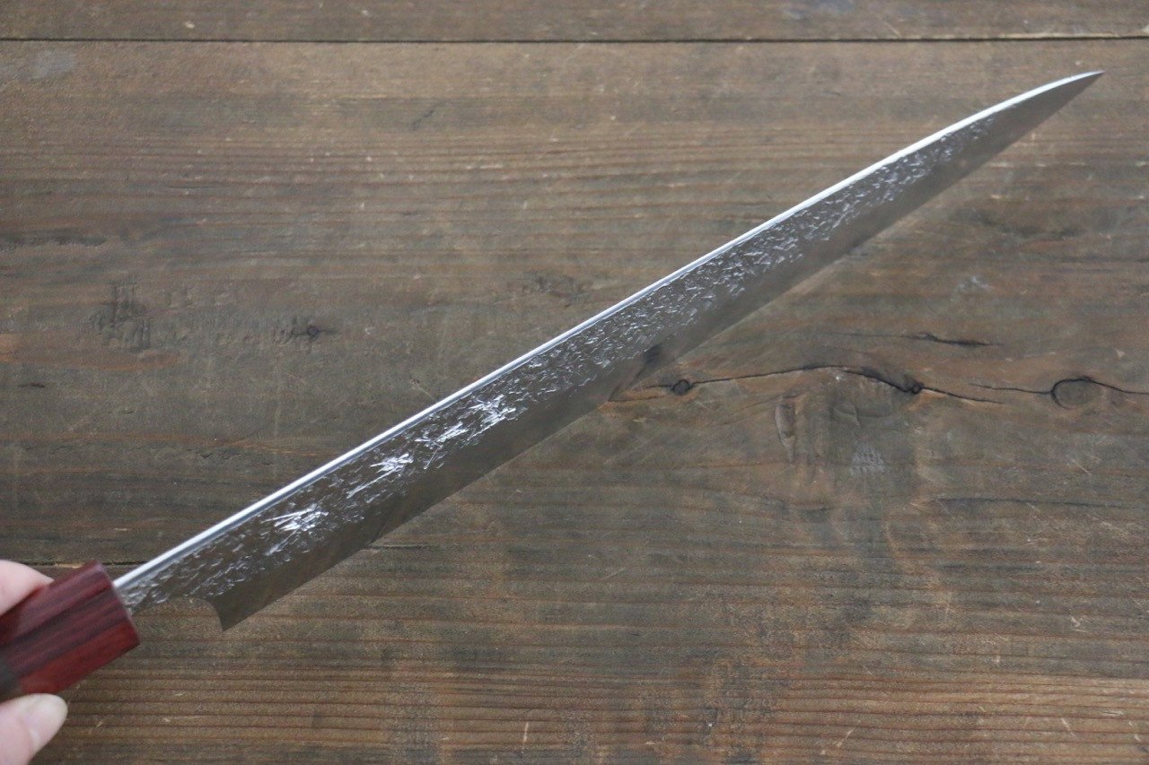 Yu Kurosaki Shizuku R2/SG2 Hammered Sujihiki Japanese Chef Knife 270mm - Japanny - Best Japanese Knife