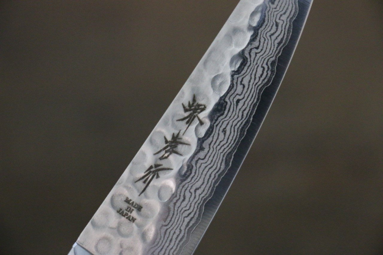 Sakai Takayuki VG10 17 Layer Damascus Petty Japanese Chef Knife 80mm - Japanny - Best Japanese Knife