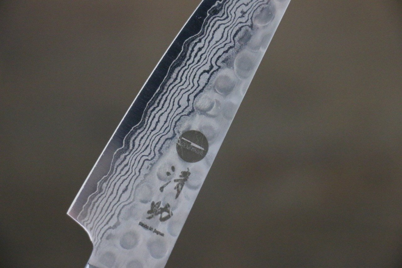 Sakai Takayuki VG10 17 Layer Damascus Petty Japanese Chef Knife 80mm - Japanny - Best Japanese Knife