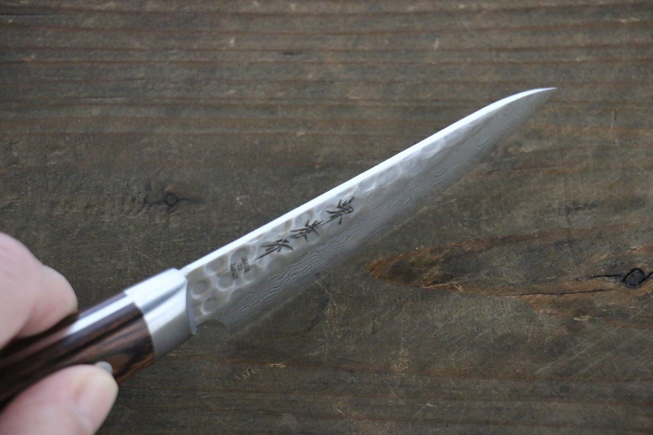 Sakai Takayuki VG10 17 Layer Damascus Petty Japanese Chef Knife 80mm - Japanny - Best Japanese Knife