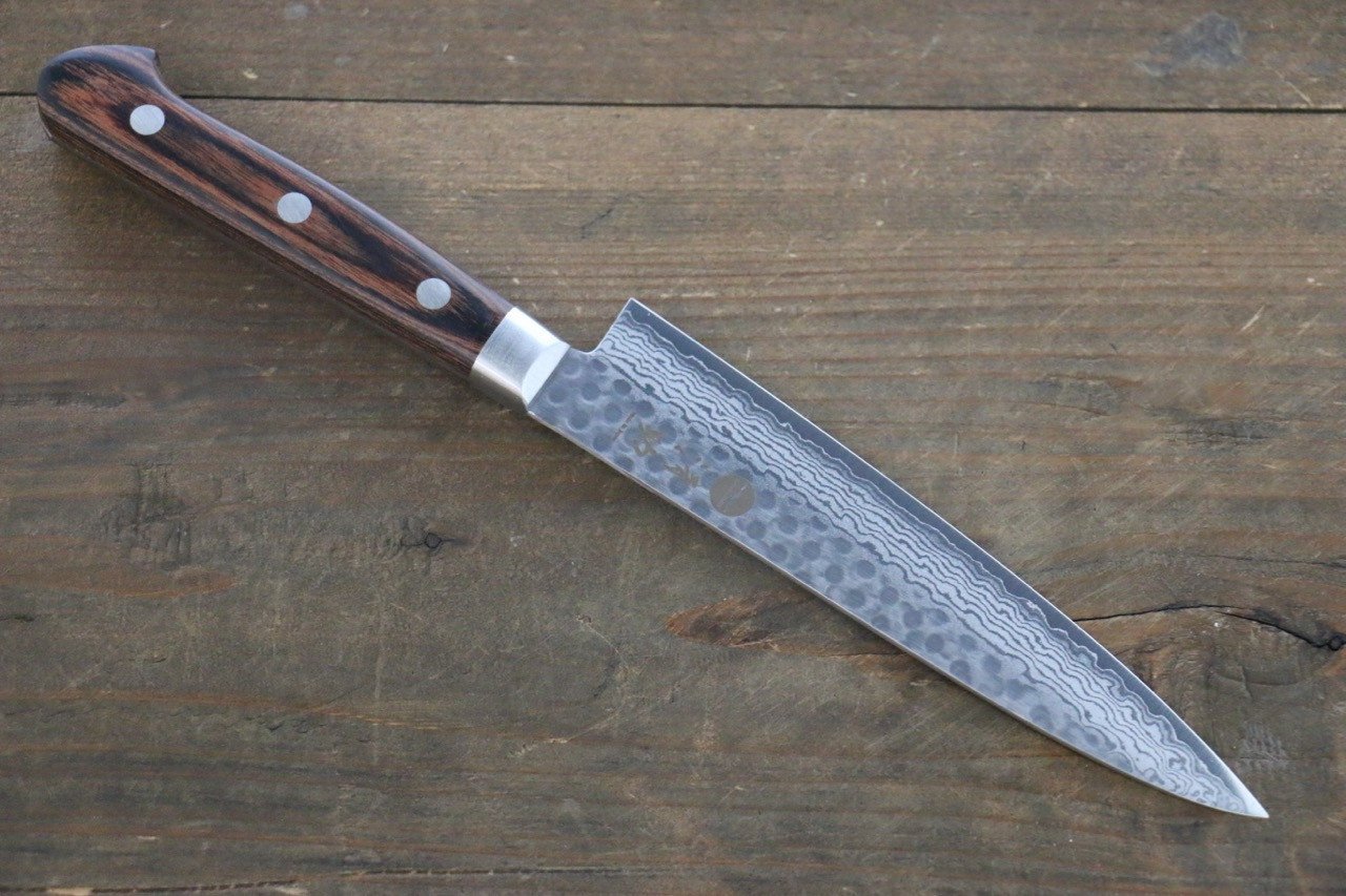 Sakai Takayuki VG10 17 Layer Damascus Petty Japanese Chef Knife 135mm - Japanny - Best Japanese Knife