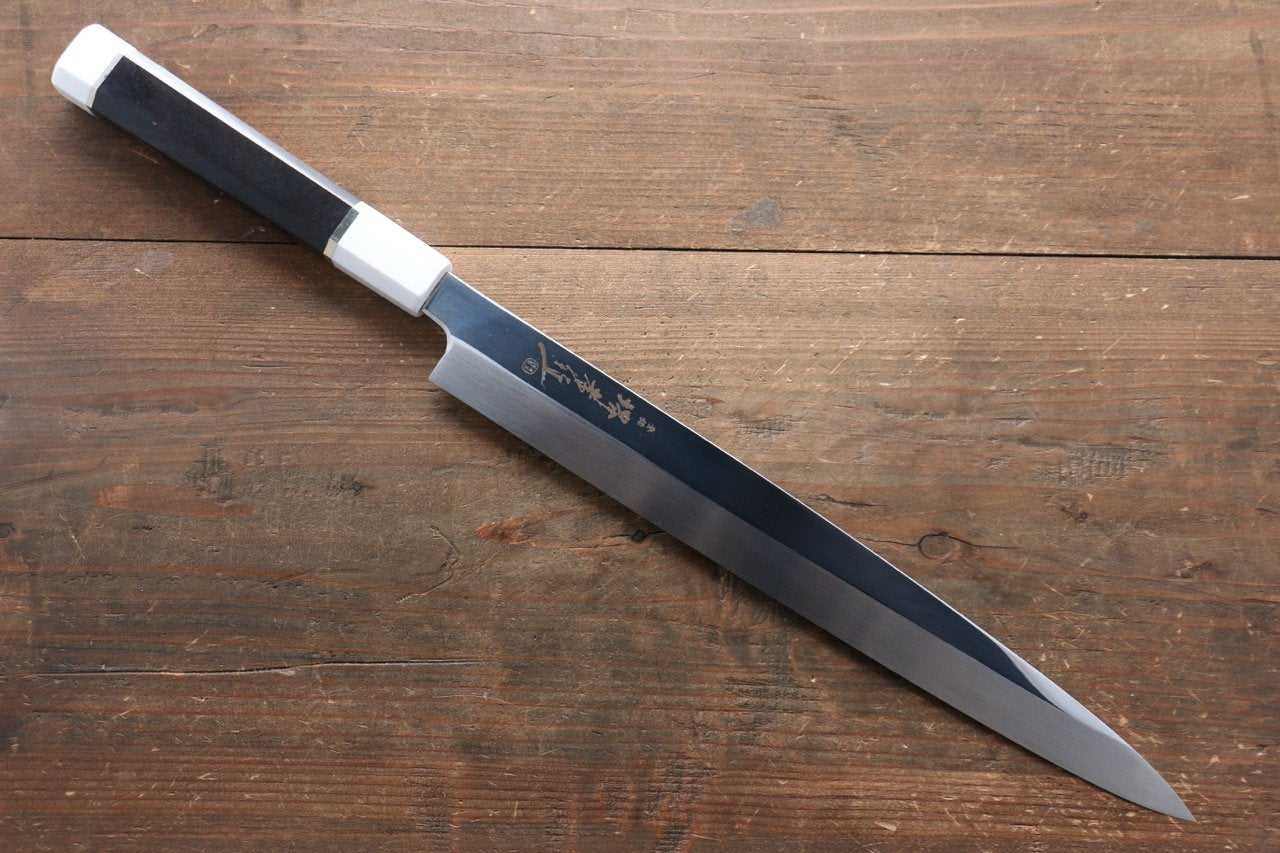 Sakai Takayuki Ginryu Swedish Steel Mirrored Yanagiba Japanese Chef Knife 270mm With Saya - Japanny - Best Japanese Knife