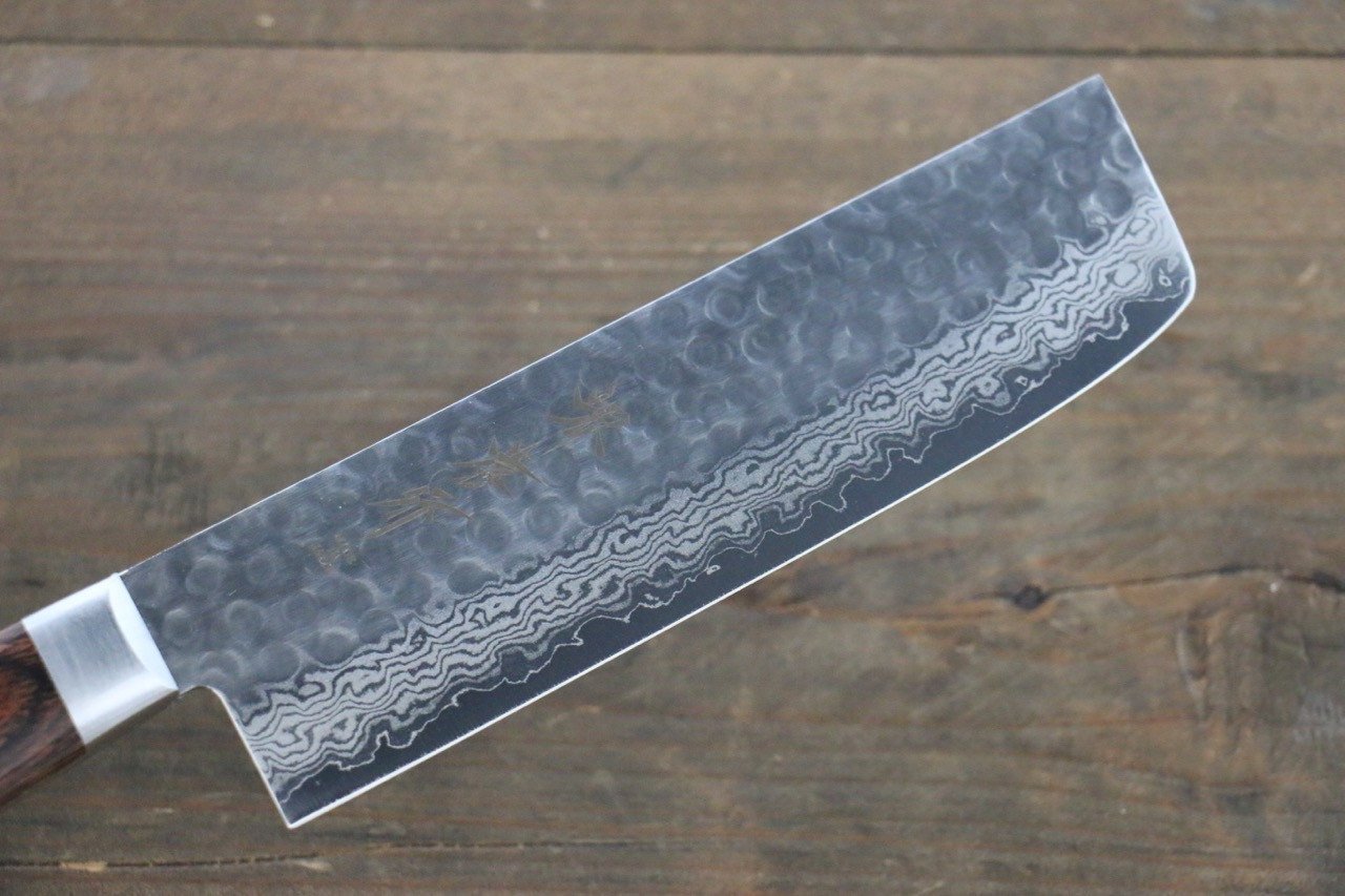 Sakai Takayuki VG10 17 Layer Damascus Nakiri Japanese Chef Knife 160mm - Japanny - Best Japanese Knife