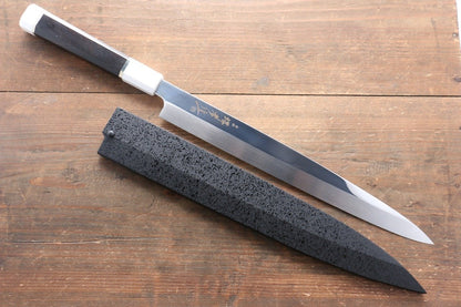 Sakai Takayuki Ginryu Swedish Steel Mirrored Yanagiba  Japanese Chef Knife 300mm with Saya - Japanny - Best Japanese Knife