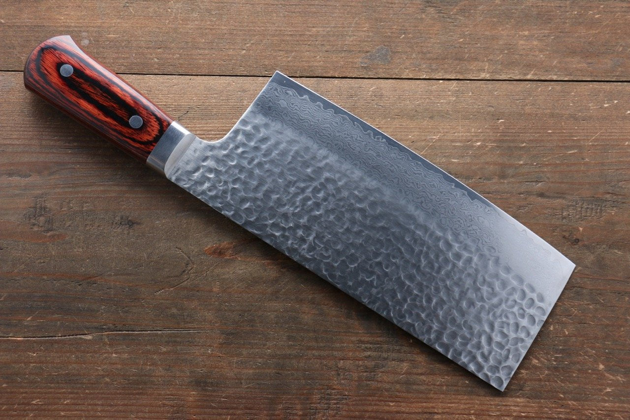 Sakai Takayuki VG10 33 Layer Damascus Chinese kitchen knife 195mm - Japanny - Best Japanese Knife