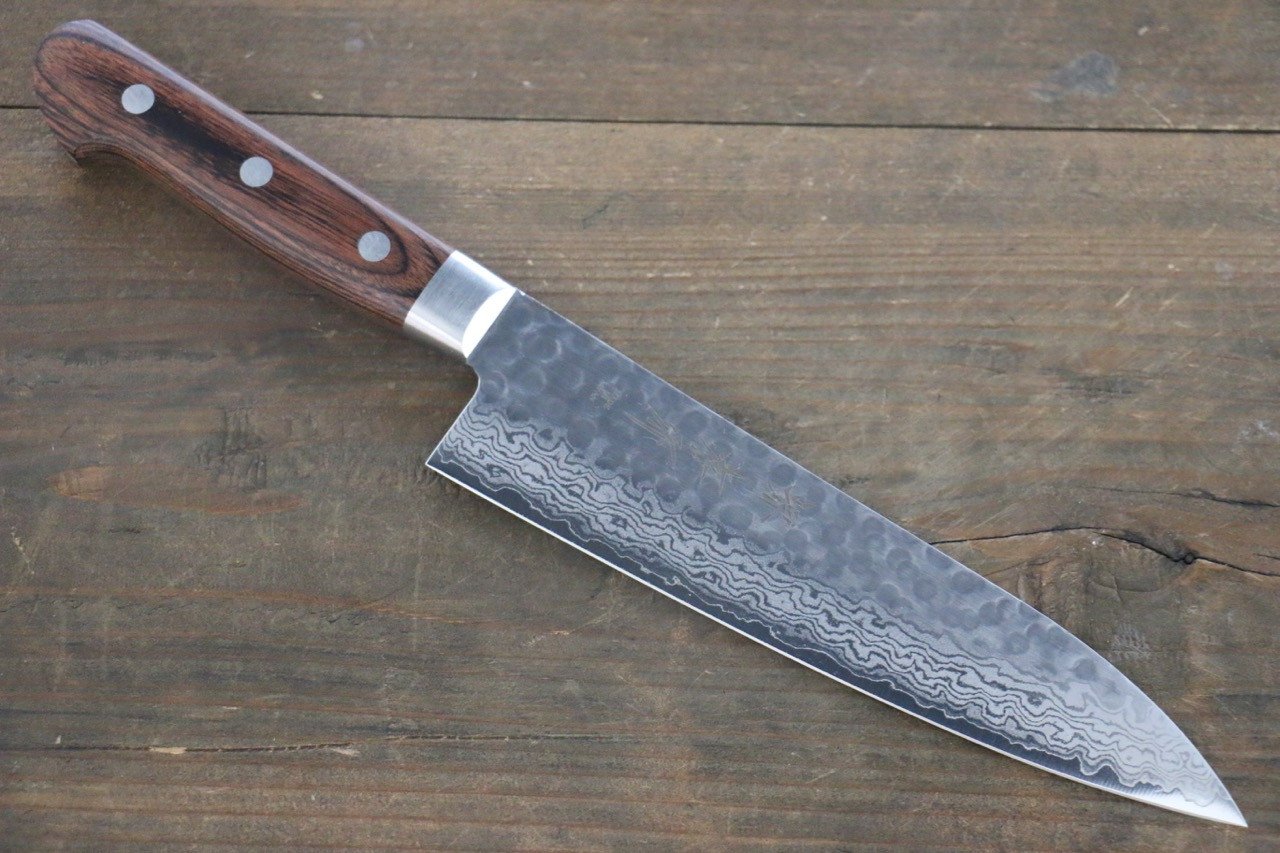 Sakai Takayuki VG10 17 Layer Damascus Gyuto Japanese Chef Knife 180mm - Japanny - Best Japanese Knife