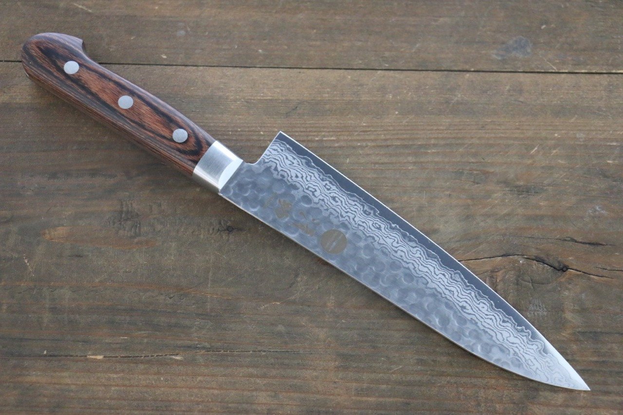 Sakai Takayuki VG10 17 Layer Damascus Gyuto Japanese Chef Knife 180mm - Japanny - Best Japanese Knife