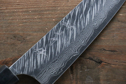 Yu Kurosaki Fujin VG10 Hammered Damascus Bunka Japanese Knife 165mm with Wenge Handle - Japanny - Best Japanese Knife