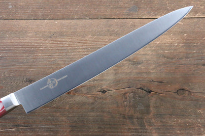 Sakai Takayuki Sakai Takayuki  Grand Chef Swedish Steel Sujihiki Japanese Knife 240mm with Red Micarta Handle - Japanny - Best Japanese Knife